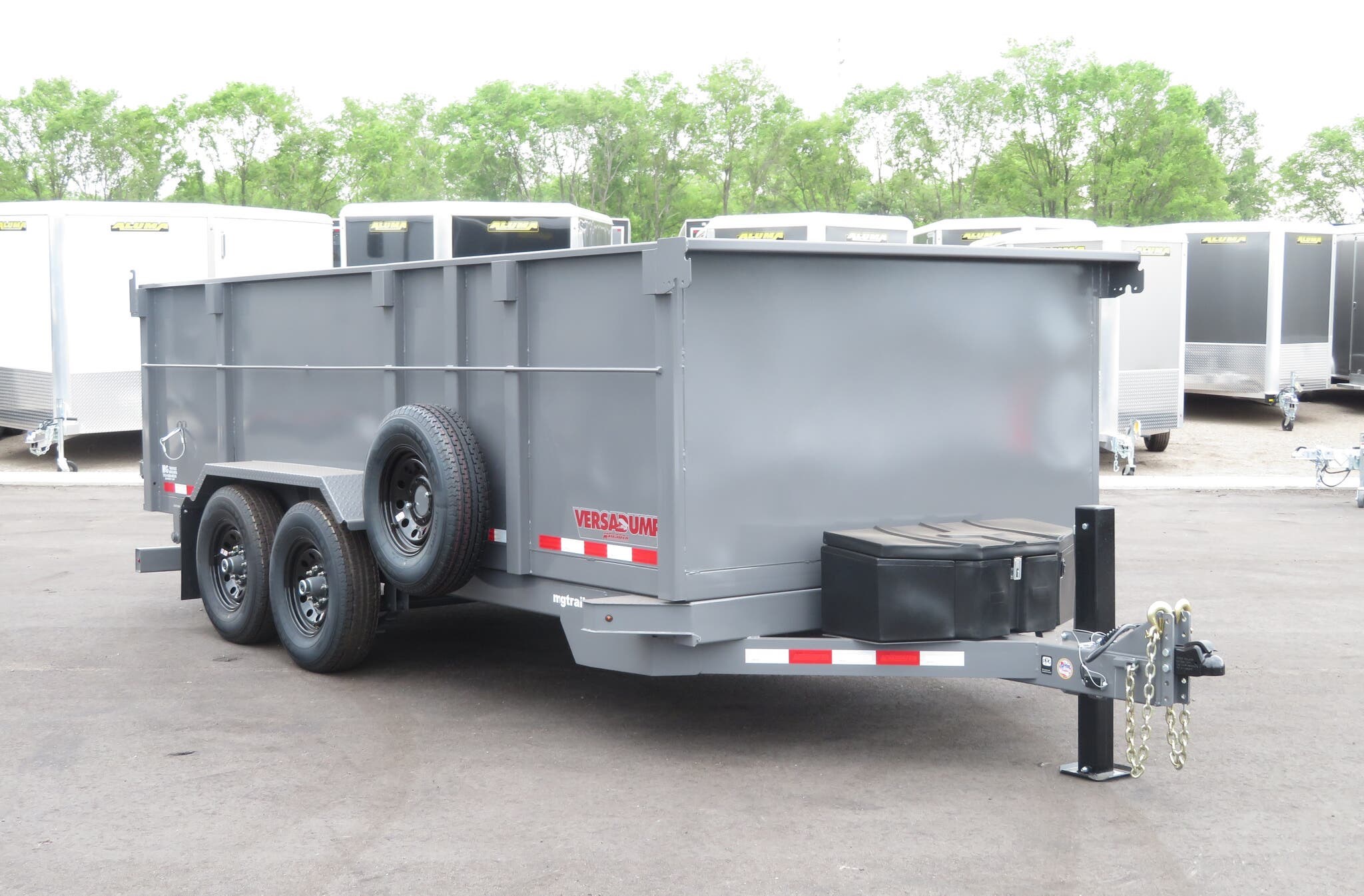 Dump (Heavy Duty) 2020 Midsota 16' Dump Trailer with 45" Sides Gray