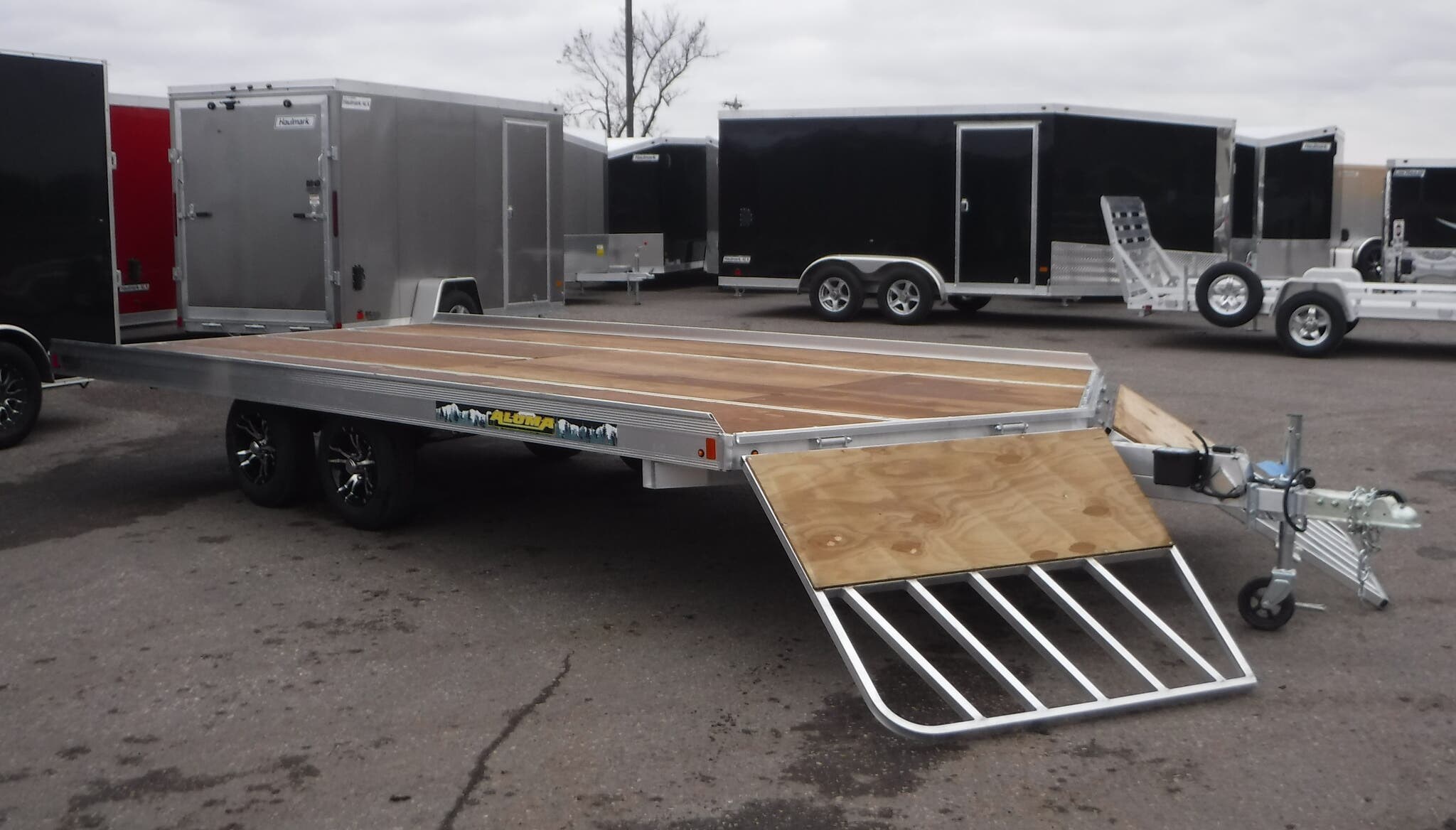 2022 Aluma 8616/13 Aluminum Snowmobile Trailer 8x16 231472