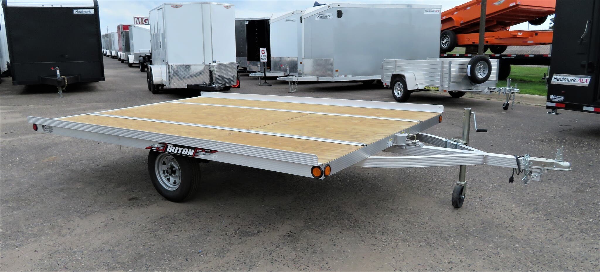 2021 Triton Trailers XT12101 QP Tilt 2 Place Snowmobile 126267