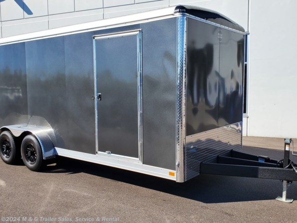2022 Wells Cargo Wagon HD  7x20 Tandem Axle Cargo Trailer - CHARCOA available in Ramsey, MN