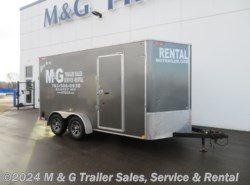 2019 H&H 7x14 Enclosed 7' int. Cargo Trailer - Charcoal