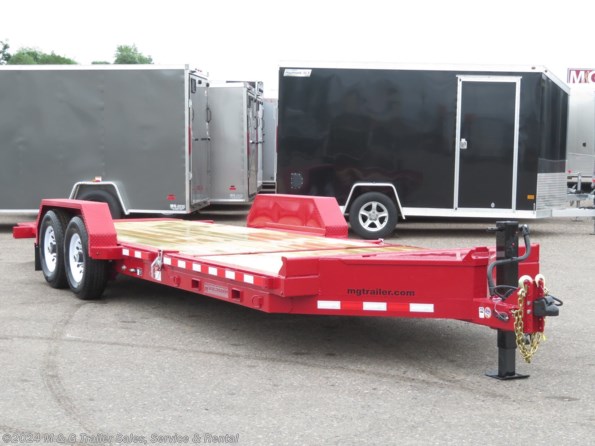 2022 Midsota TB-20 Tilt Bed Equipment Trailer - Red available in Ramsey, MN