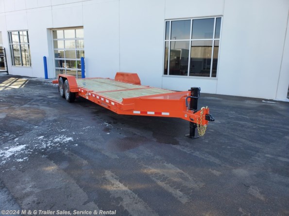 2022 Midsota TB-20 Tilt Bed Equipment Trailer - Orange available in Ramsey, MN