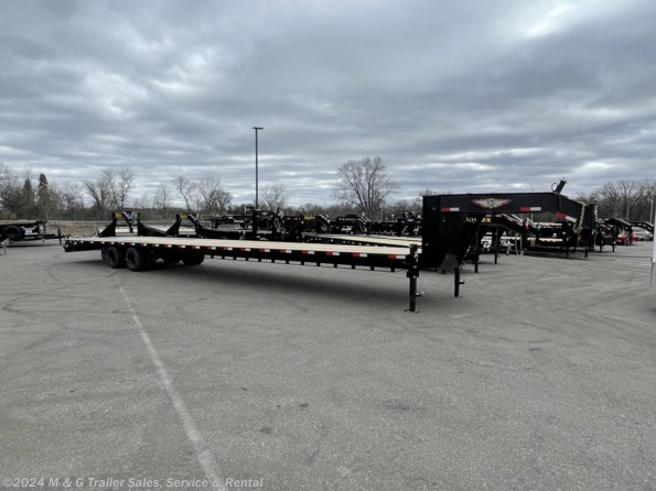 2022 H&H 8.5x45 (40+5) 30K Gooseneck Deck-over Trailer - Bl available in Ramsey, MN