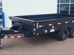 2022 IronBull 8'x14’ DeckOver Dump Trailer - Black - 14K - SOLAR