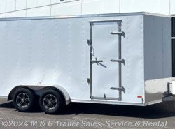 2022 RC Trailers 7x16TA Enclosed Aluminum - 7' Int Cargo - White