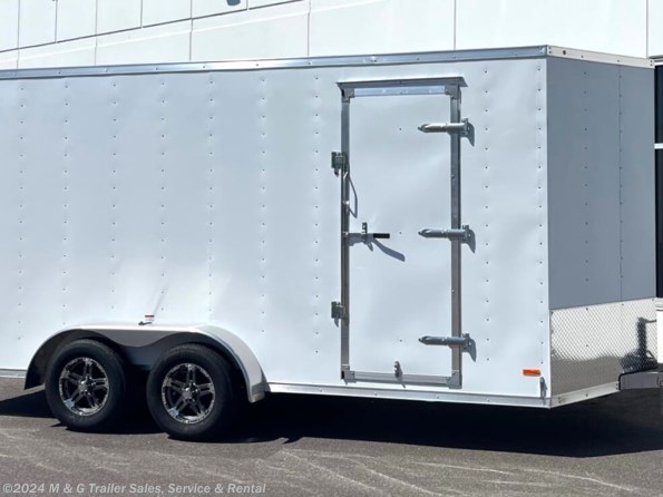 2022 RC Trailers 7x16TA Enclosed Aluminum - 7' Int Cargo - White available in Ramsey, MN