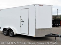 2022 H&H 7x16TA Enclosed 6'6" Int Cargo 10K - White
