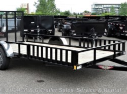 2022 H&H 82x14 Rail Side ATV/Utility Trailer