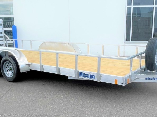 2022 Mission Trailers 80x20 Tandem Axle Aluminum Utility Trailer available in Ramsey, MN