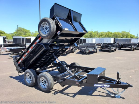 2022 Sure-Trac 6X10 Low Profile 10k Dump Trailer - Black available in Ramsey, MN