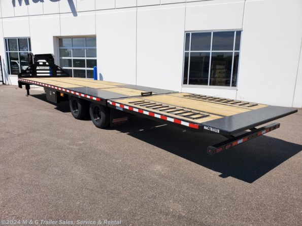 2023 Midsota FB36 Gooseneck Deck-over 25k - Black available in Ramsey, MN