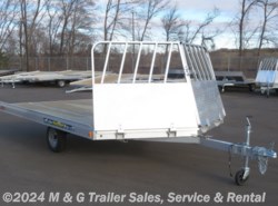 2023 Aluma 8612D/Tilt Aluminum Tilt Bed Snowmobile Trailer