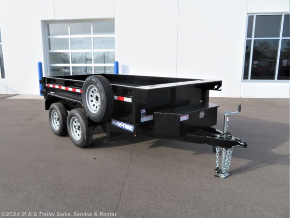 2023 Sure-Trac by Sure-trac Trailers 5x10 Low Pro 7k Dump Trailer - Black available in Ramsey, MN
