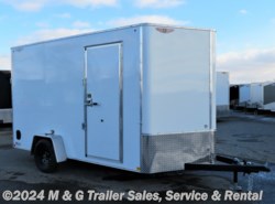 2023 H&H 7x12 Enclosed 6'6" Int Cargo - White