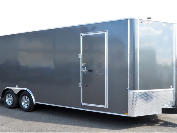 2023 H&H 8.5x24TA Enclosed 7' Int Car Hauler - Charcoal available in Ramsey, MN