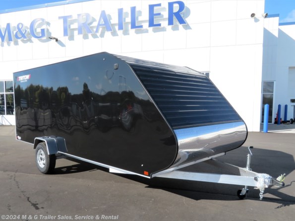 2024 Triton Trailers TC167 Enclosed Snowmobile Trailer - Black available in Ramsey, MN