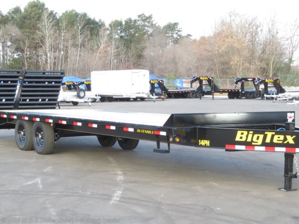 2023 Big Tex 14PH 102x25+5 Equipment Trailer w/Mega Ramps - Black available in Ramsey, MN