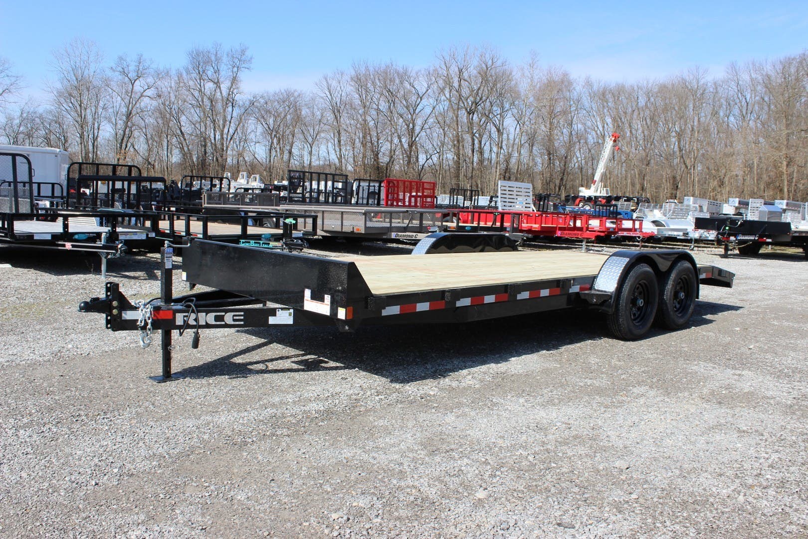 Flatbed - 2020 Rice Trailers FMCMR8220 | TrailersUSA