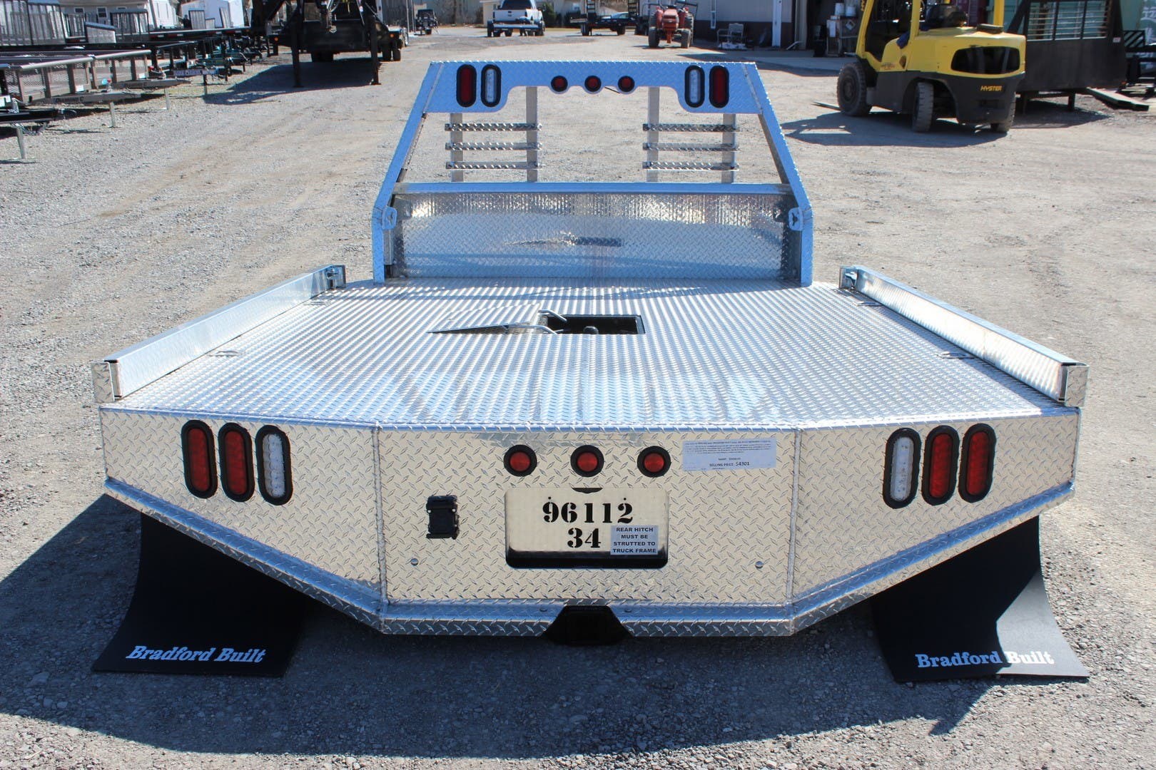 Flatbed 2020 Bradford Built BBALUMWORKBED9611234 TrailersUSA