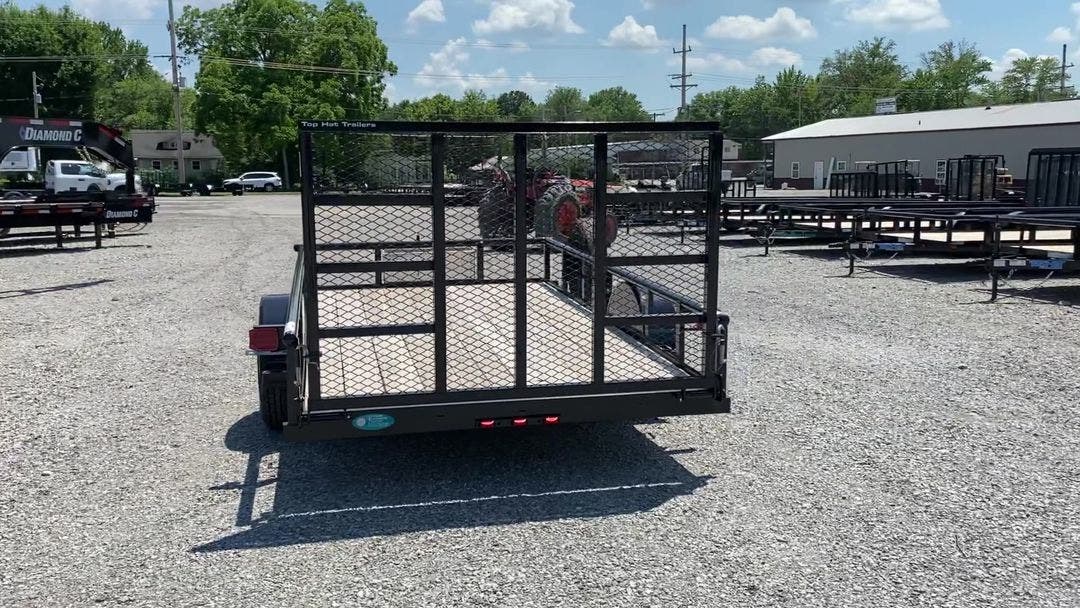 2021 Top Hat USA12X77P 6x12 Utility Trailer For Sale in TH03730