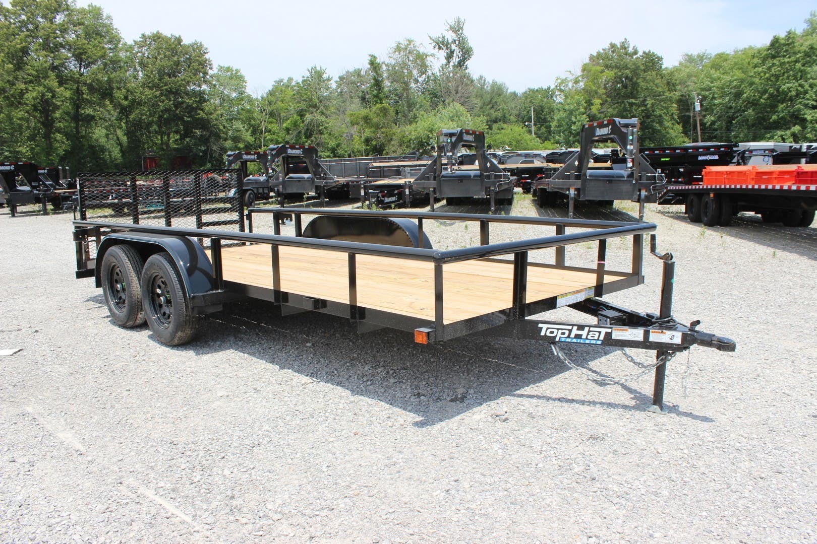 6x16 Utility Trailer for sale New Top Hat UTA16X77PD TrailersUSA
