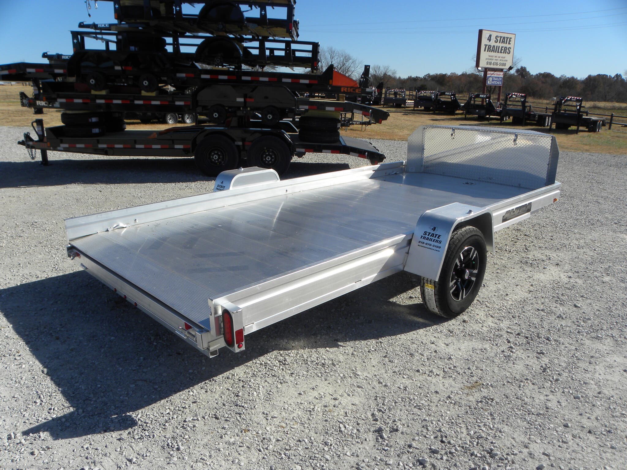 Utility Trailer - 2020 Aluma UTR14 14' UTV Trailer With Rock Guard ...