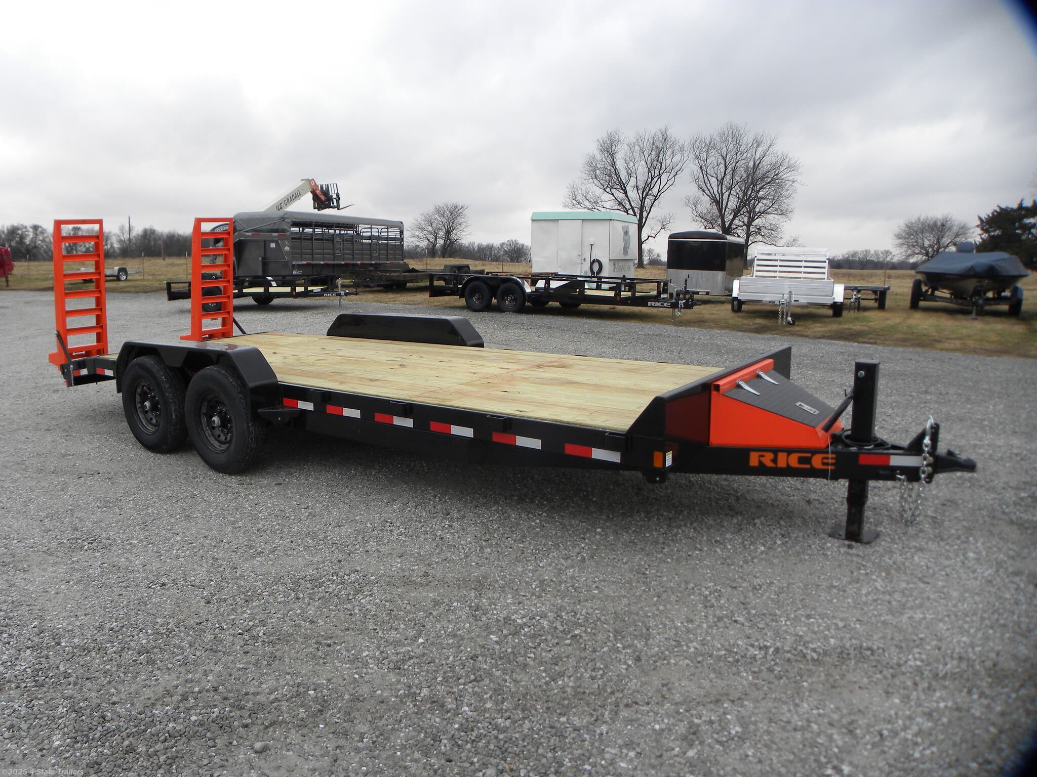 Flatbed/Flat Deck (Heavy Duty) 2020 Rice Trailers Magnum 82X20 EQUIPMENT TRAILER TrailersUSA