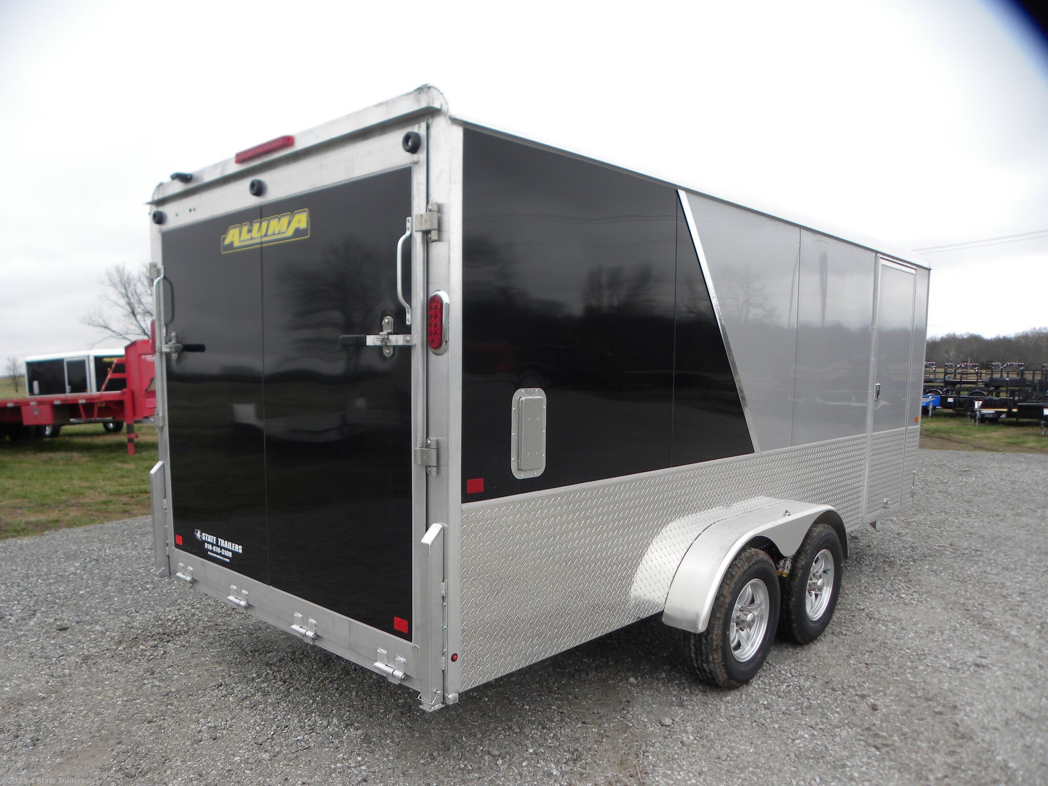 Cargo Trailer 2021 Aluma AE716TAM 7X16X6 7k ALL ALUMINUM SPORT PKG