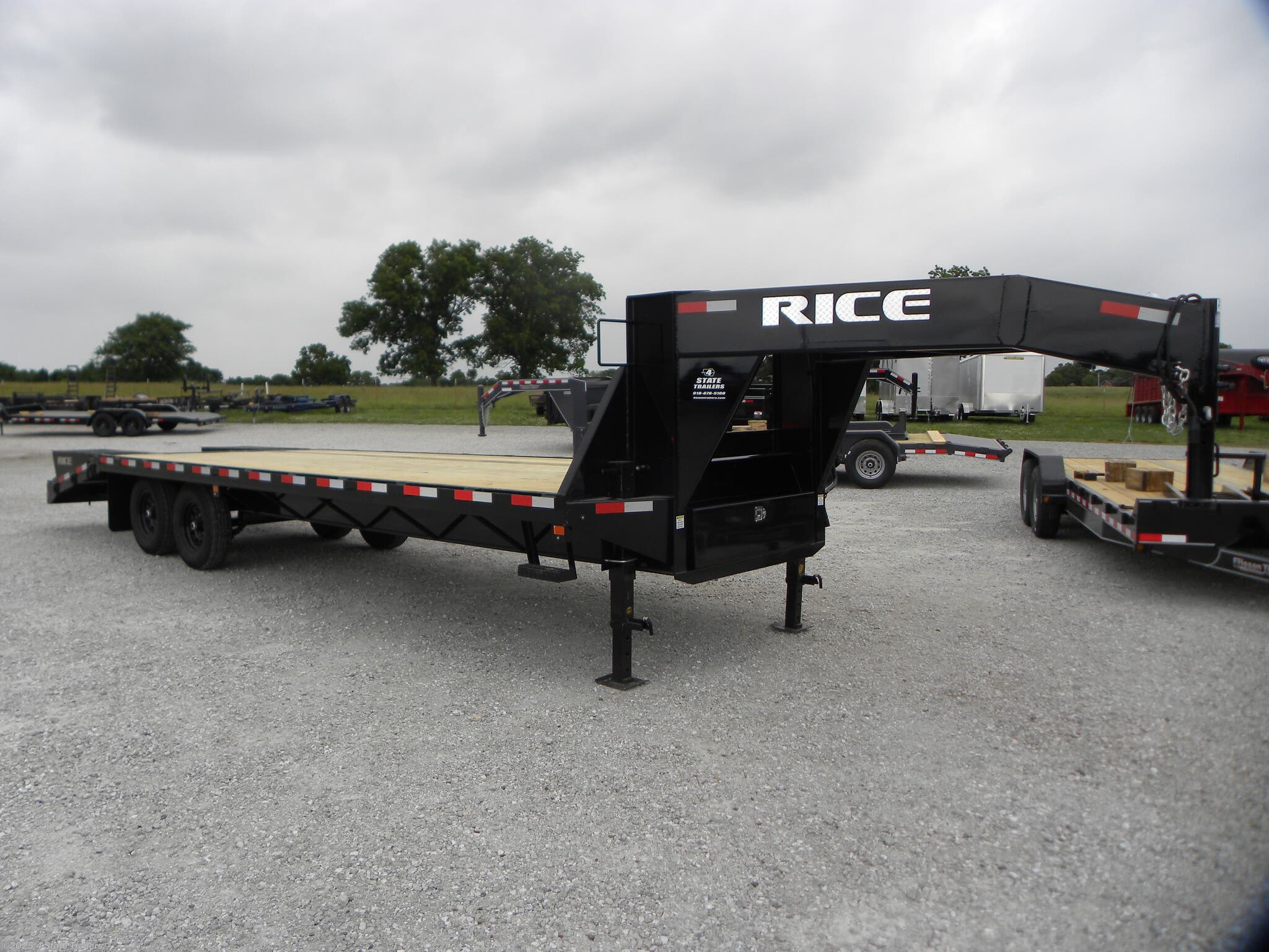 Flatbed/Flat Deck (Heavy Duty) 2020 Rice Trailers 102x25 GOOSENECK