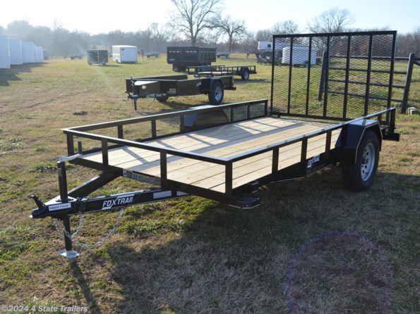 2022 Fox Trail 77x12 Utility Trailer available in Fairland, OK