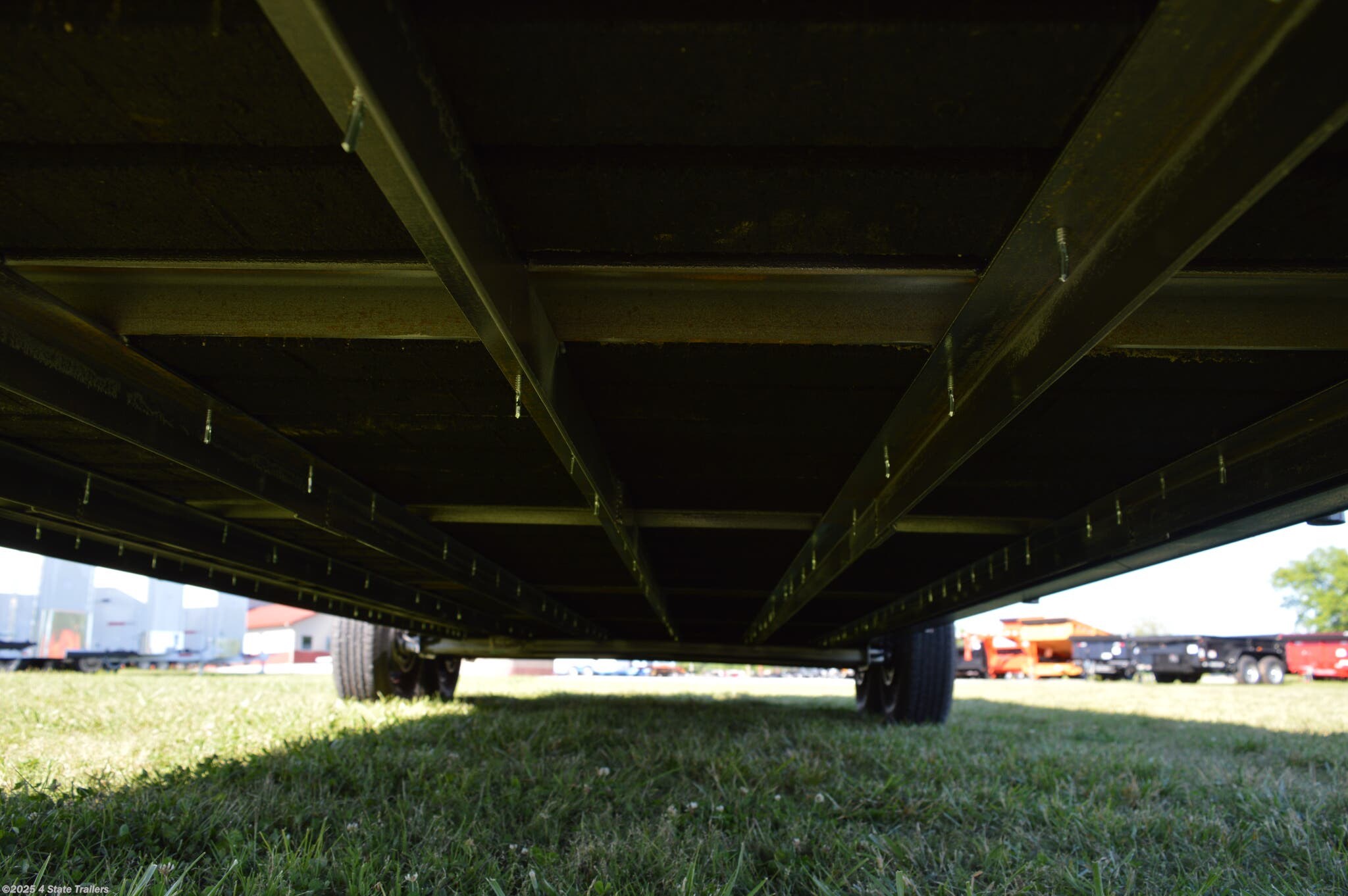 6x24 Cattle/Livestock Trailer for sale New Coose 6'8x24'x6'6 Metal Top Rubber Floor Stock