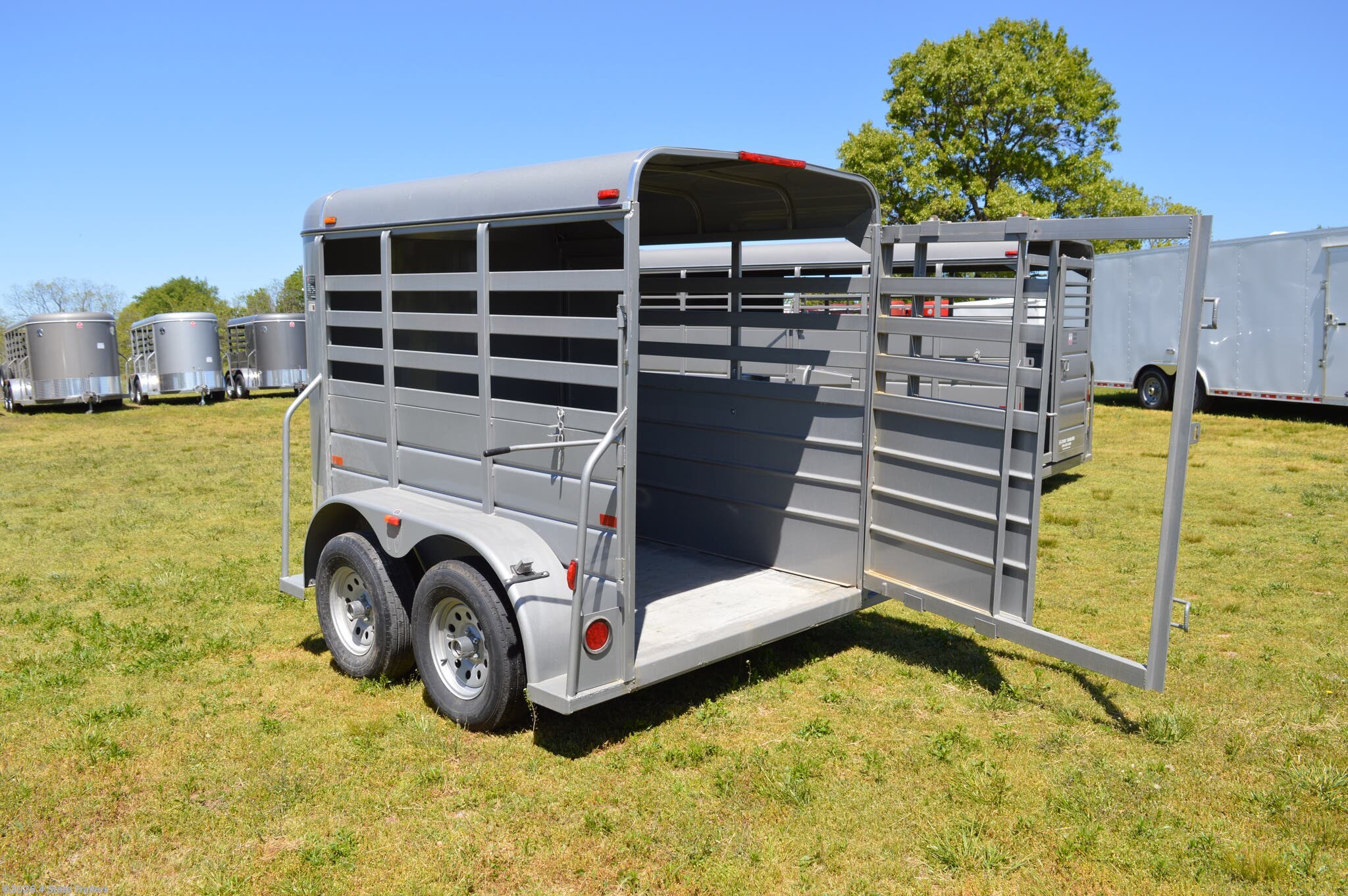 5x10 Cattle/Livestock Trailer for sale New WW Trailer 5x10 BUMPER