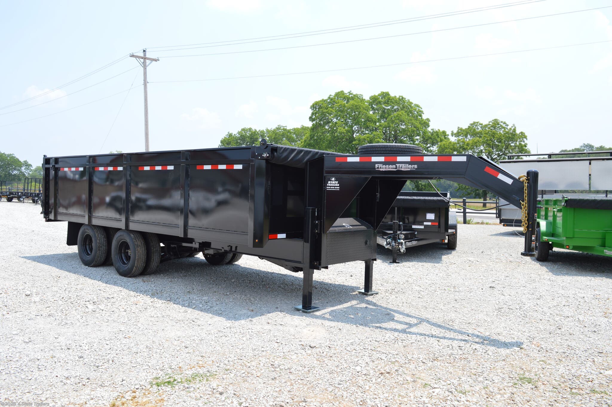8x20 Dump (Heavy Duty) Trailer for sale New Friesen 8x20 20K