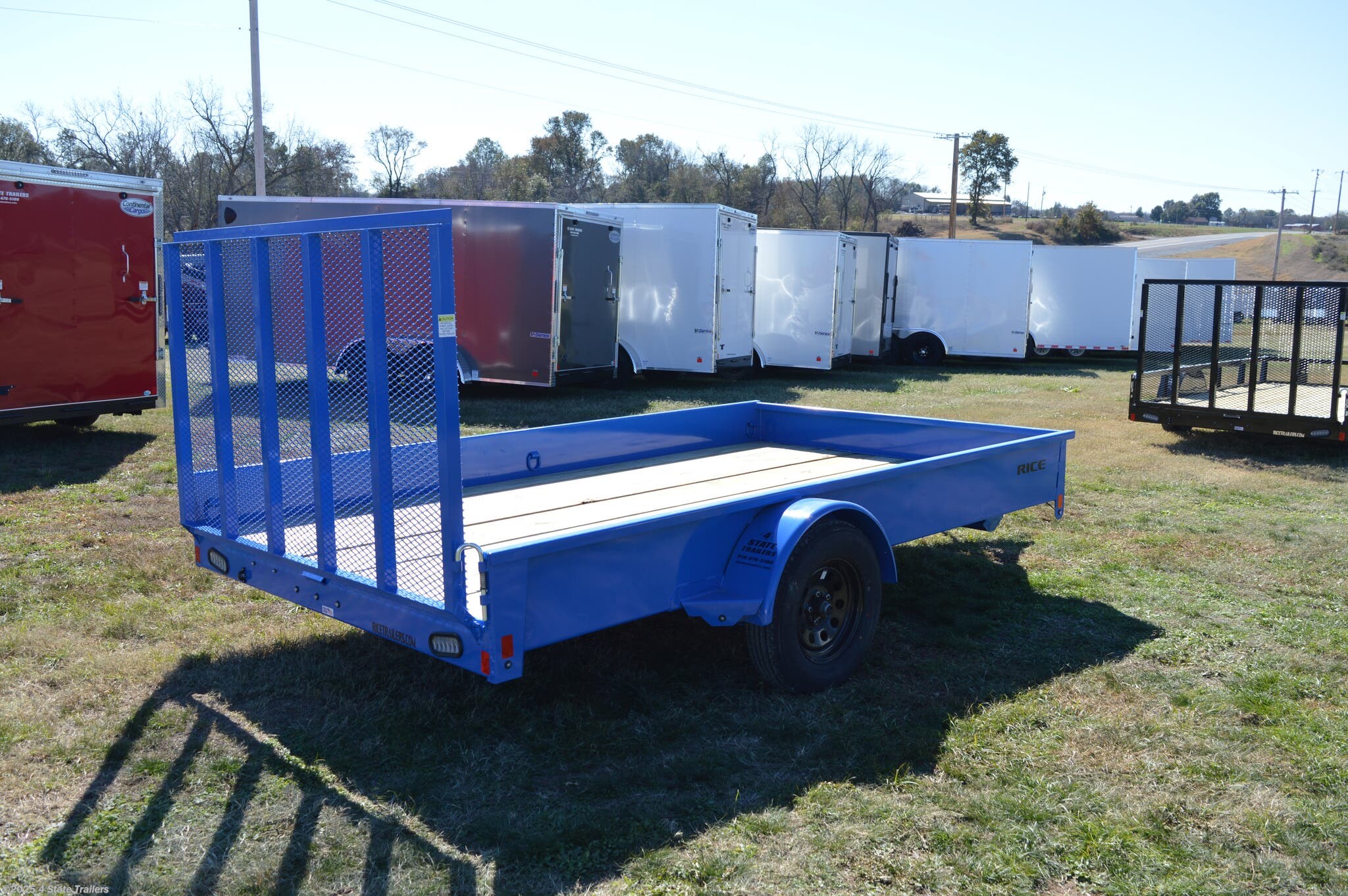 6x12 Utility Trailer for sale New Rice Trailers Single Stealth 82X12