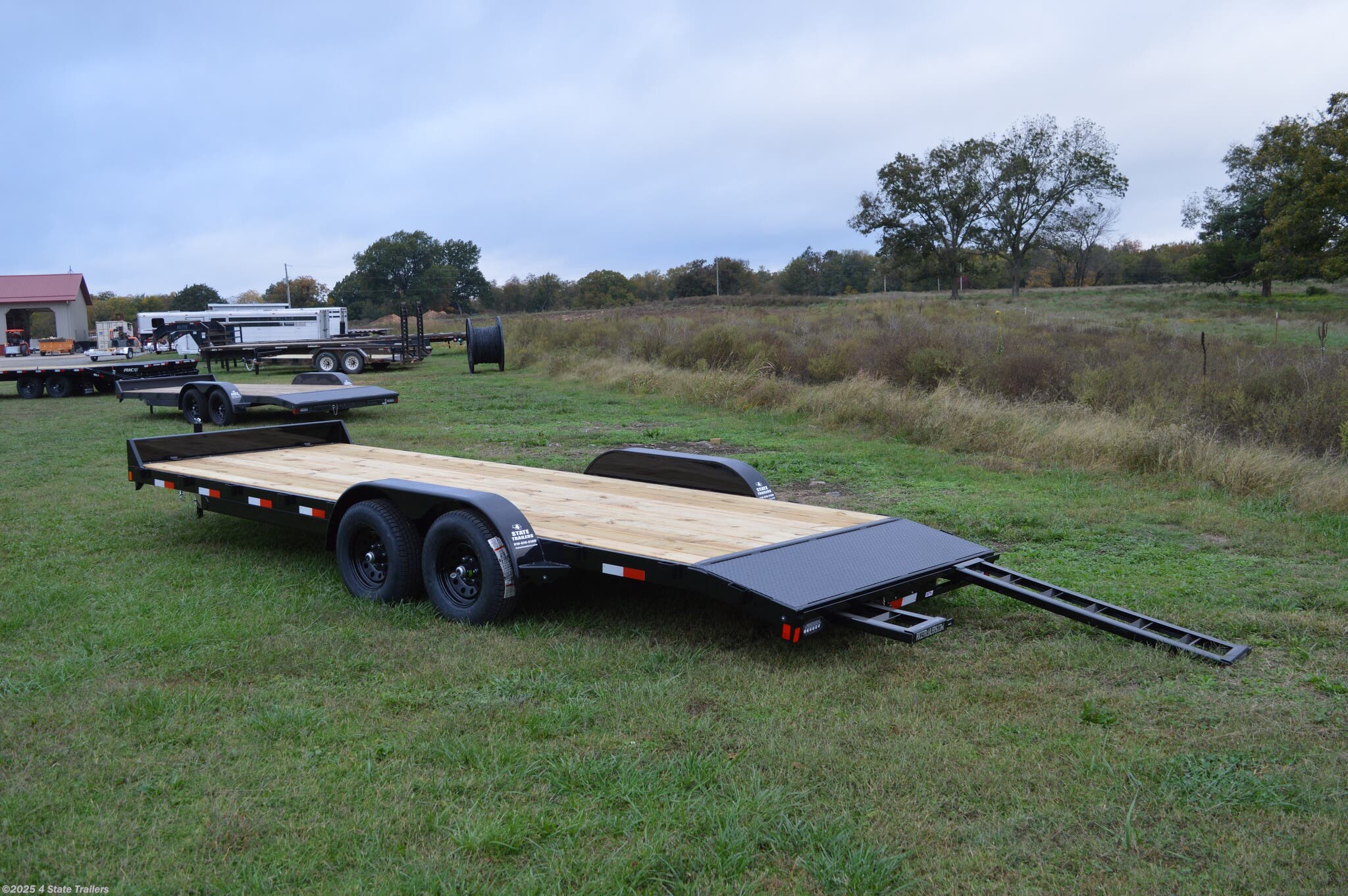 6x22 Car Hauler Trailer for sale New Rice Trailers 9.9k Magnum Car Hauler 82X22 SLIDE IN RAMP