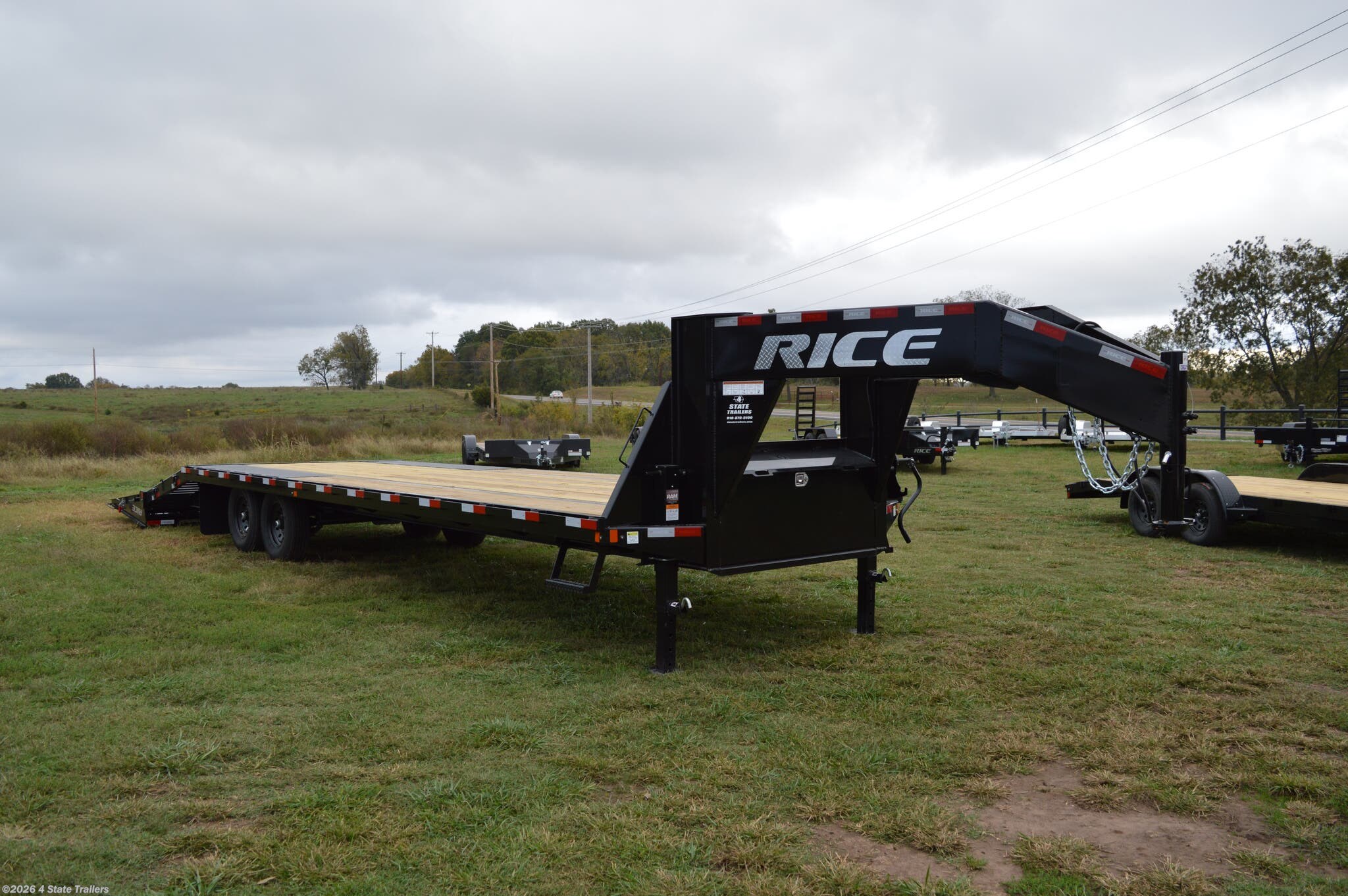 8x30 Deckover/Flat Deck Trailer for sale | New Rice Trailers Deckover ...