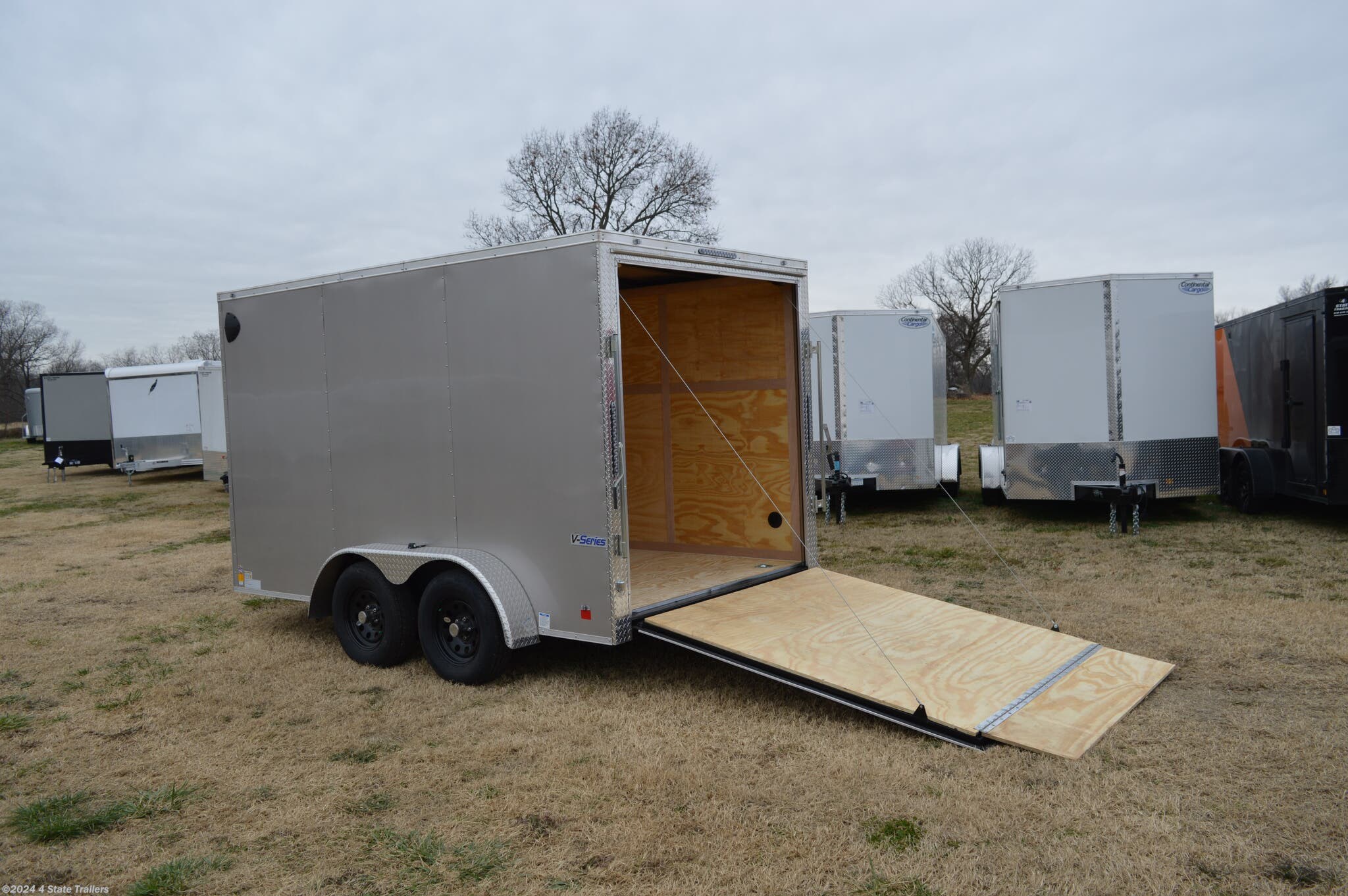 7x12 Cargo Trailer For Sale New Continental Cargo V Series 7x12x66