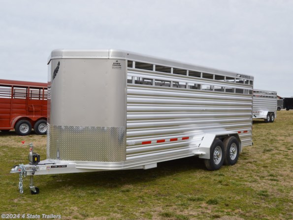 2024 Featherlite 6'7"X20'X6'6" STOCK TRAILER available in Fairland, OK