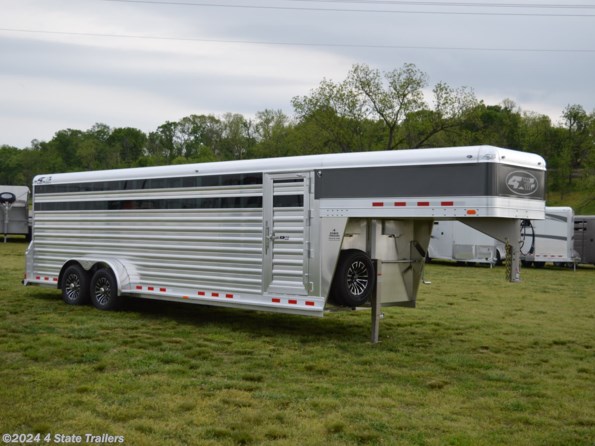 2025 4-Star 7X24X6'6 DELUXE STOCK TRAILER available in Fairland, OK