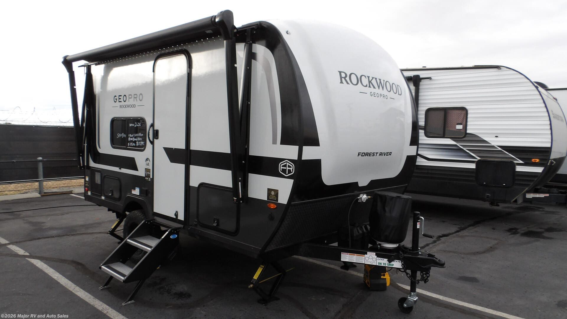 New 2026 Forest River Rockwood GEO-PRO 13LE, FRONT SLEEPER, REAR BUNKS/BATHROOM, available in Hesperia, California