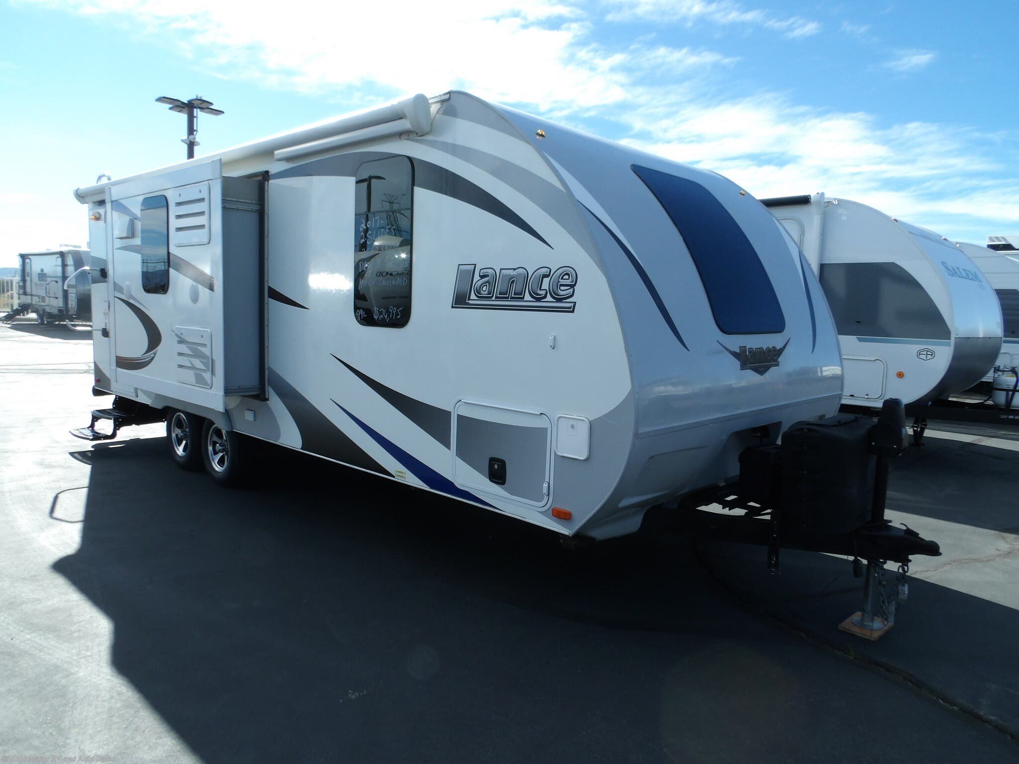 Used 2017 Lance  LANCE 2155, 2 SLIDES, HITCH/BATTERY/STARTER KIT IN available in Hesperia, California