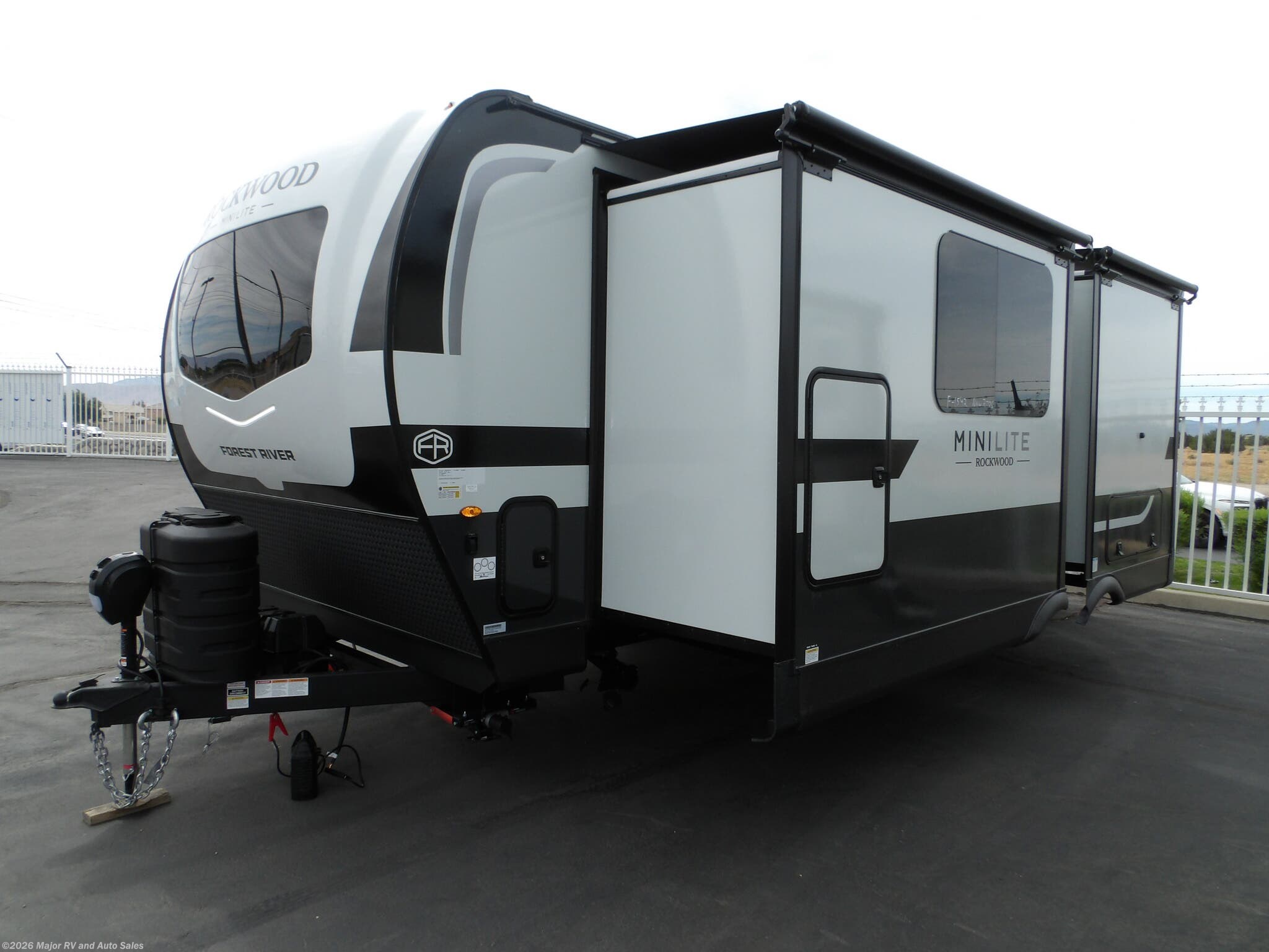 New 2026 Forest River Rockwood 2523MBR, 2 SLIDES, 400 WATT SOLAR, MIDDLE BEDROOM, available in Hesperia, California