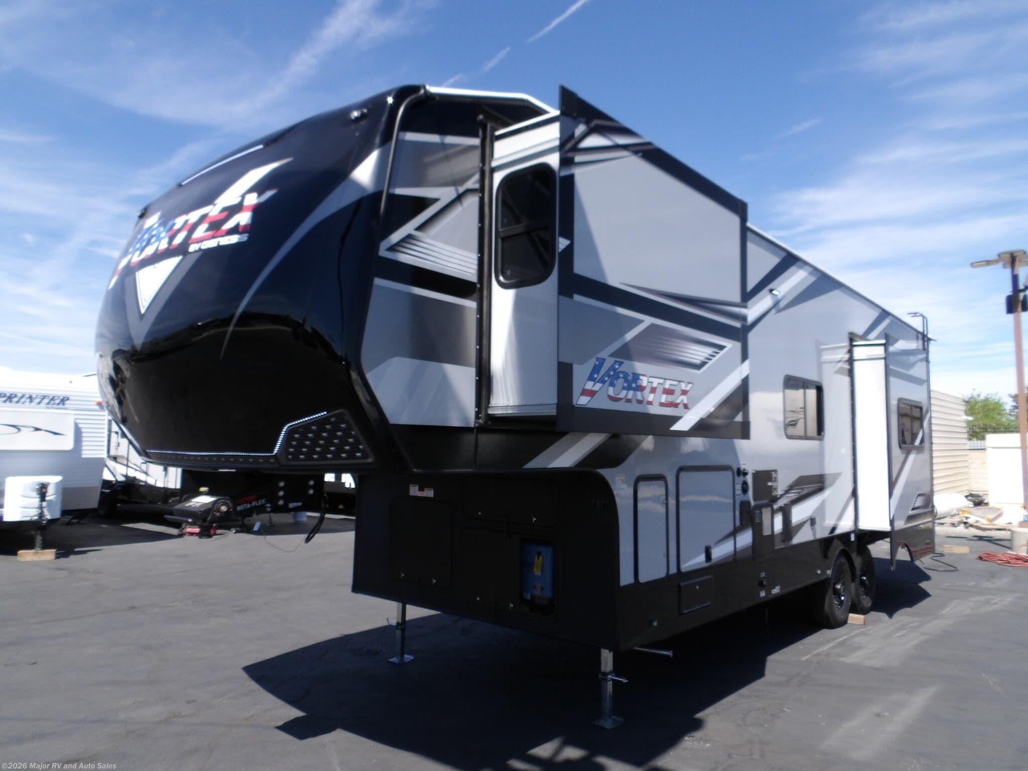 New 2027 Genesis Supreme Vortex 3219CRSB, 2 SLIDES, 2 A/C'S, 6000 WATT GENERATOR, available in Hesperia, California