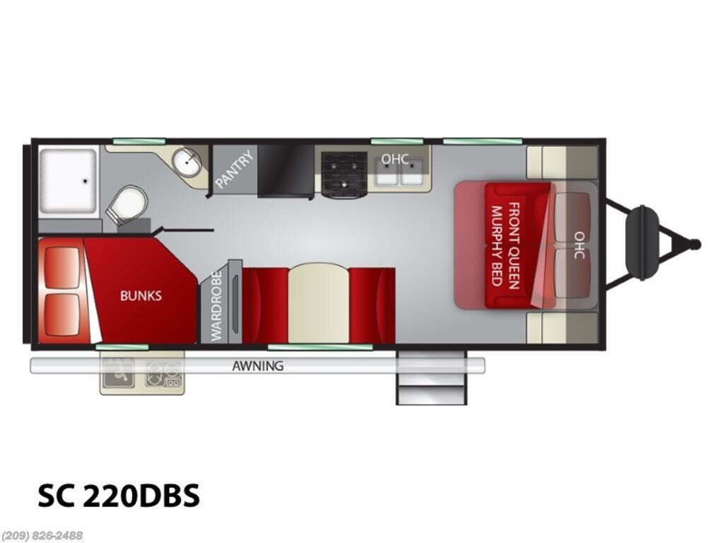 Used 2019  Cruiser RV Shadow Cruiser SC 220DBS by Cruiser RV from Toscano RV in Los Banos, CA