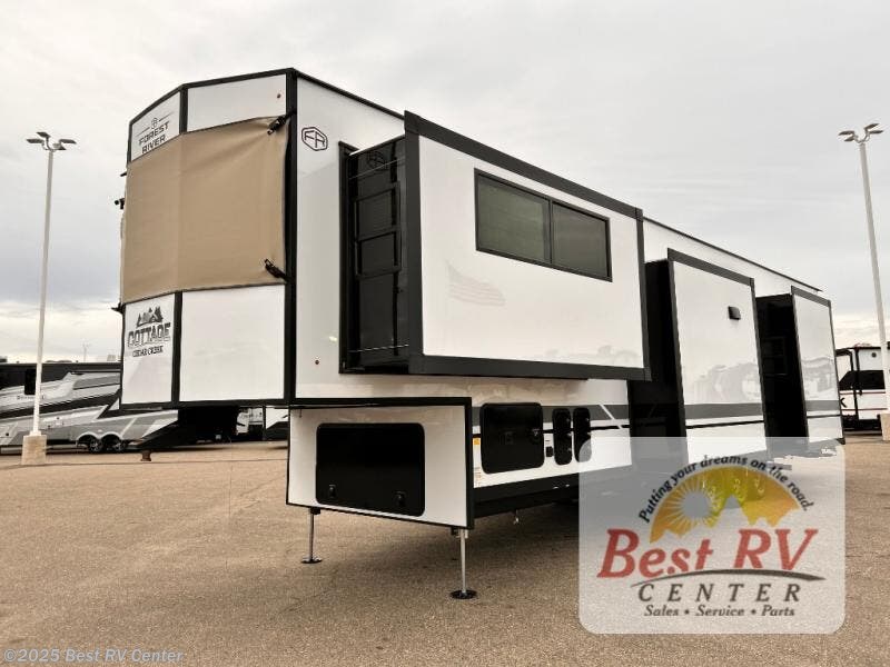 New 2026 Forest River Cedar Creek Cottage Fifth Wheels 413FWC available in Turlock, California