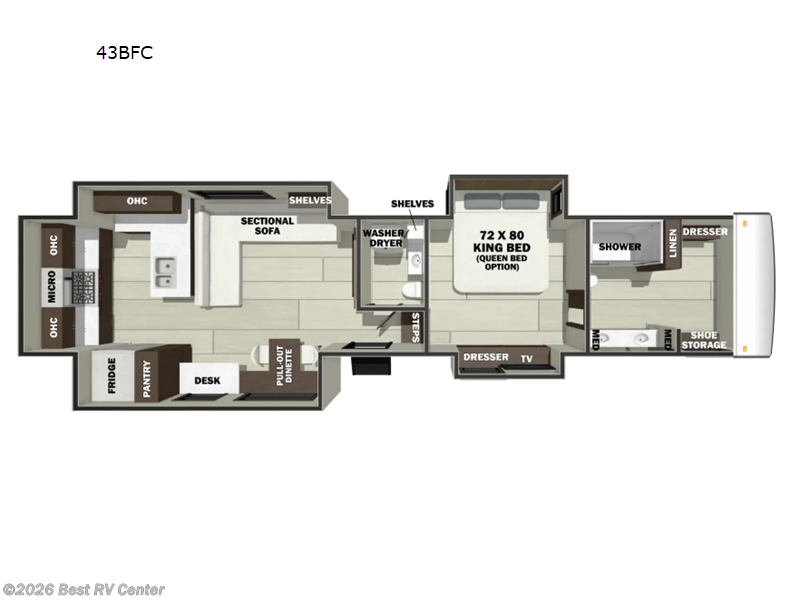 New 2026 Forest River RiverStone 43BFC available in Turlock, California