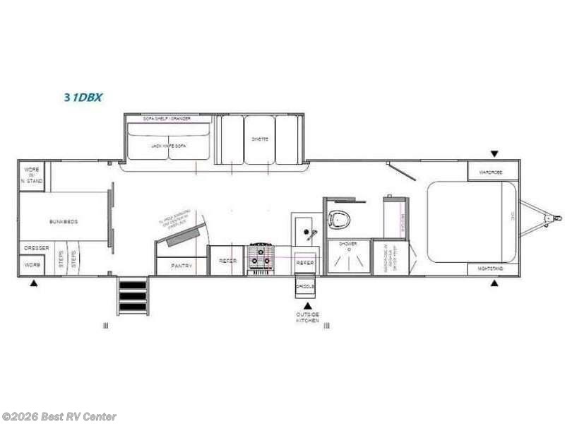 New 2027 Forest River Cherokee Alpha Wolf 31DBX-L available in Turlock, California
