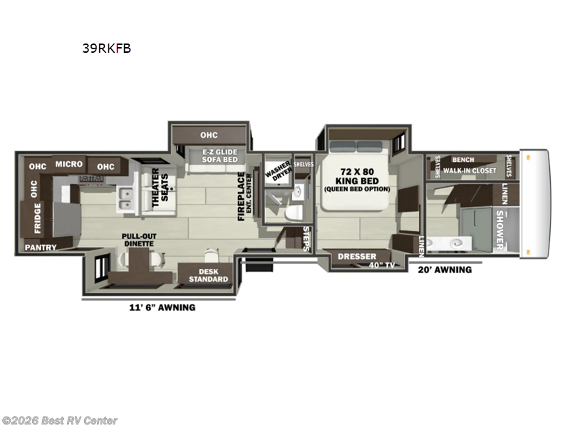 New 2027 Forest River RiverStone 39RKFB available in Turlock, California