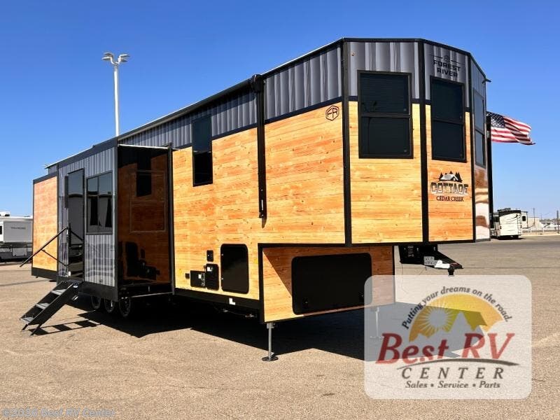 New 2027 Forest River Cedar Creek Cottage Fifth Wheels 413FWC available in Turlock, California